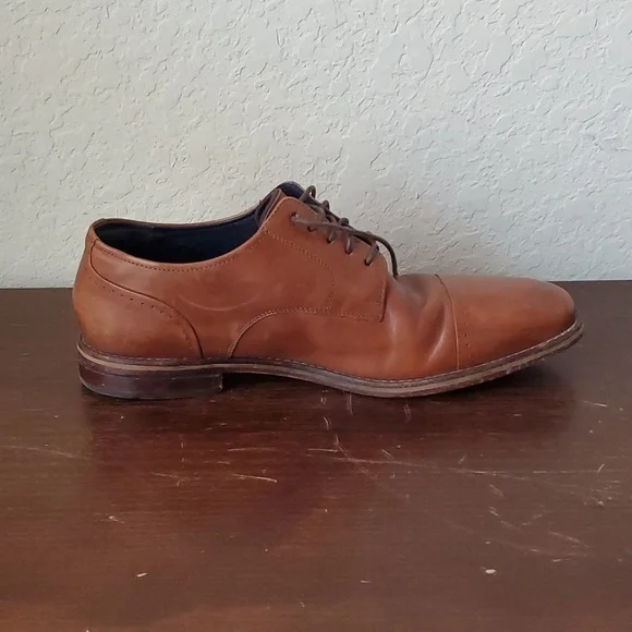 EUC. Cole Haan Men's Grand 2.0 Cap-Toe Oxford Size 11.5M, British Tan